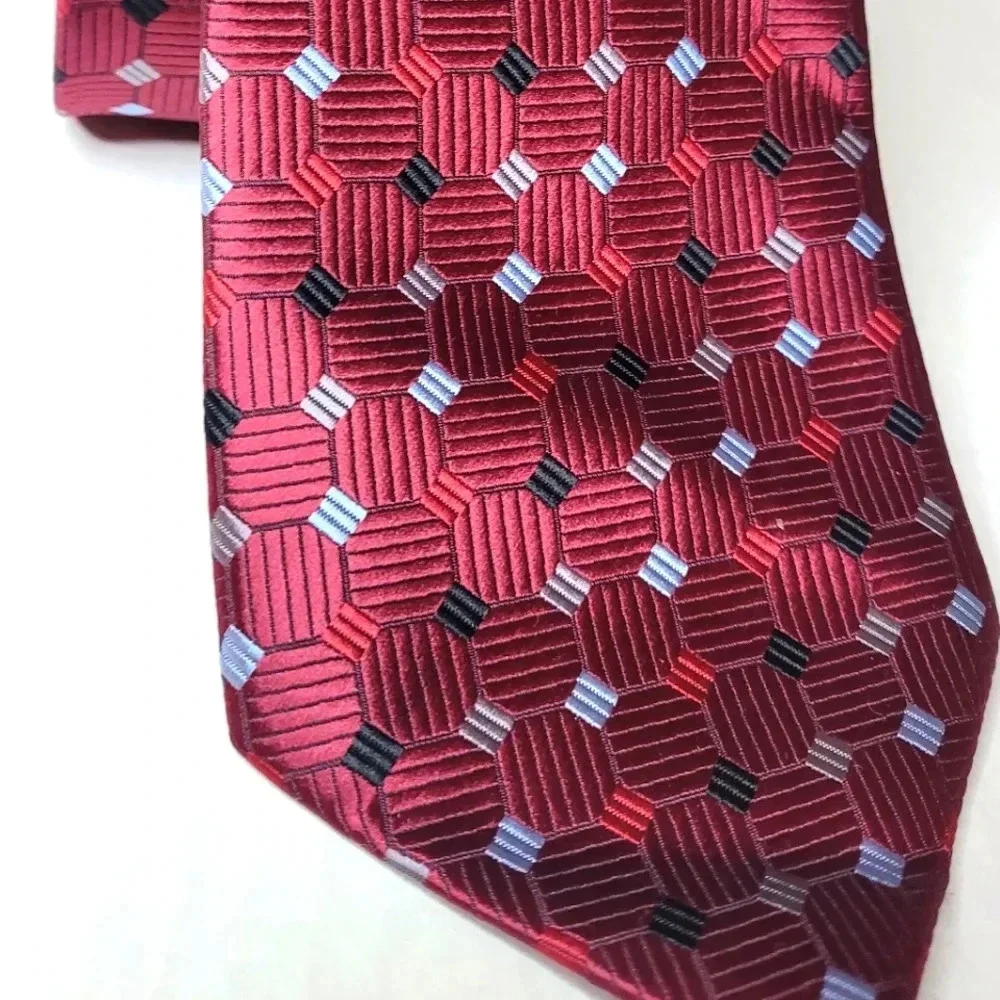 Van Heusen Men's Geometric Pattern Necktie *